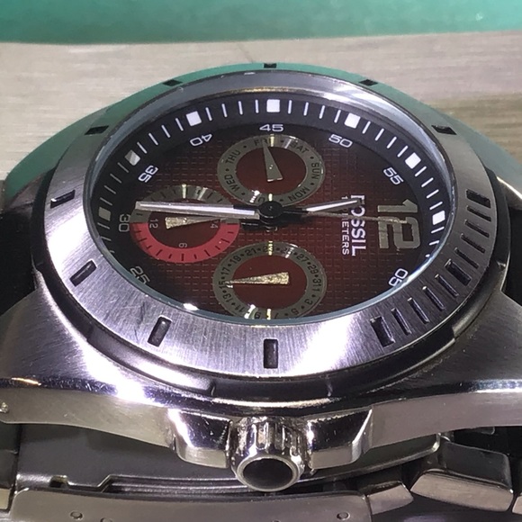 RARE Two-Tone FOSSIL Multifunction - Picture 7 of 8